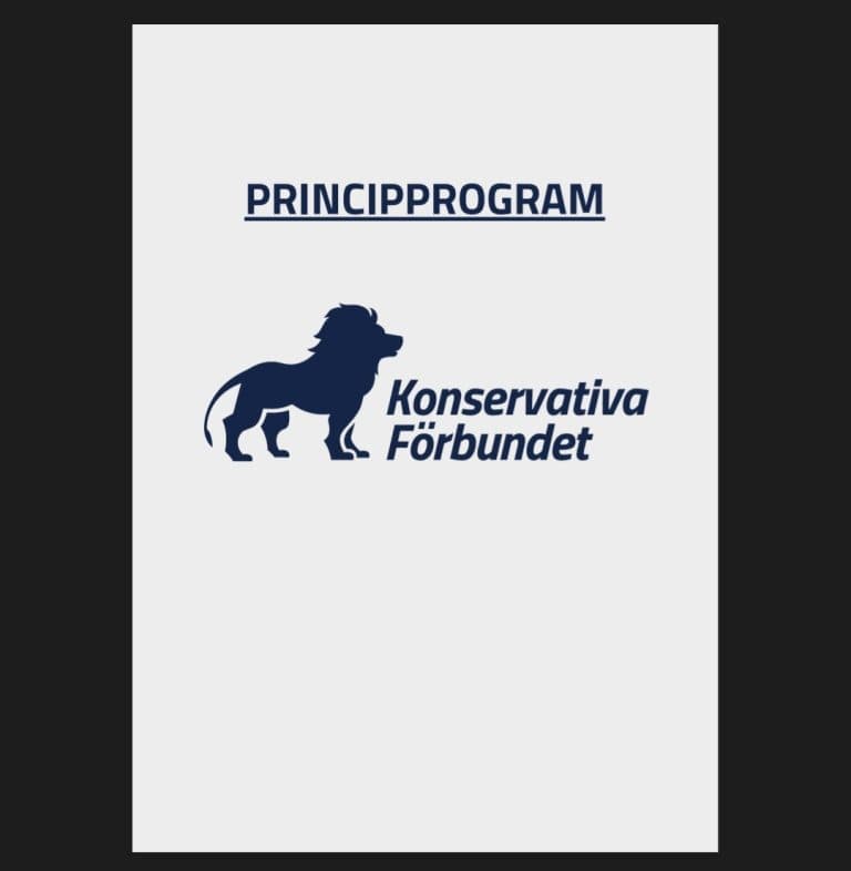 Konservativa Förbundets principprogram
